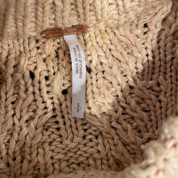 Free people isla sweater in camel - Picture 5 of 6